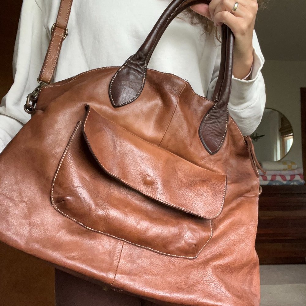 Leather Weekender Bag